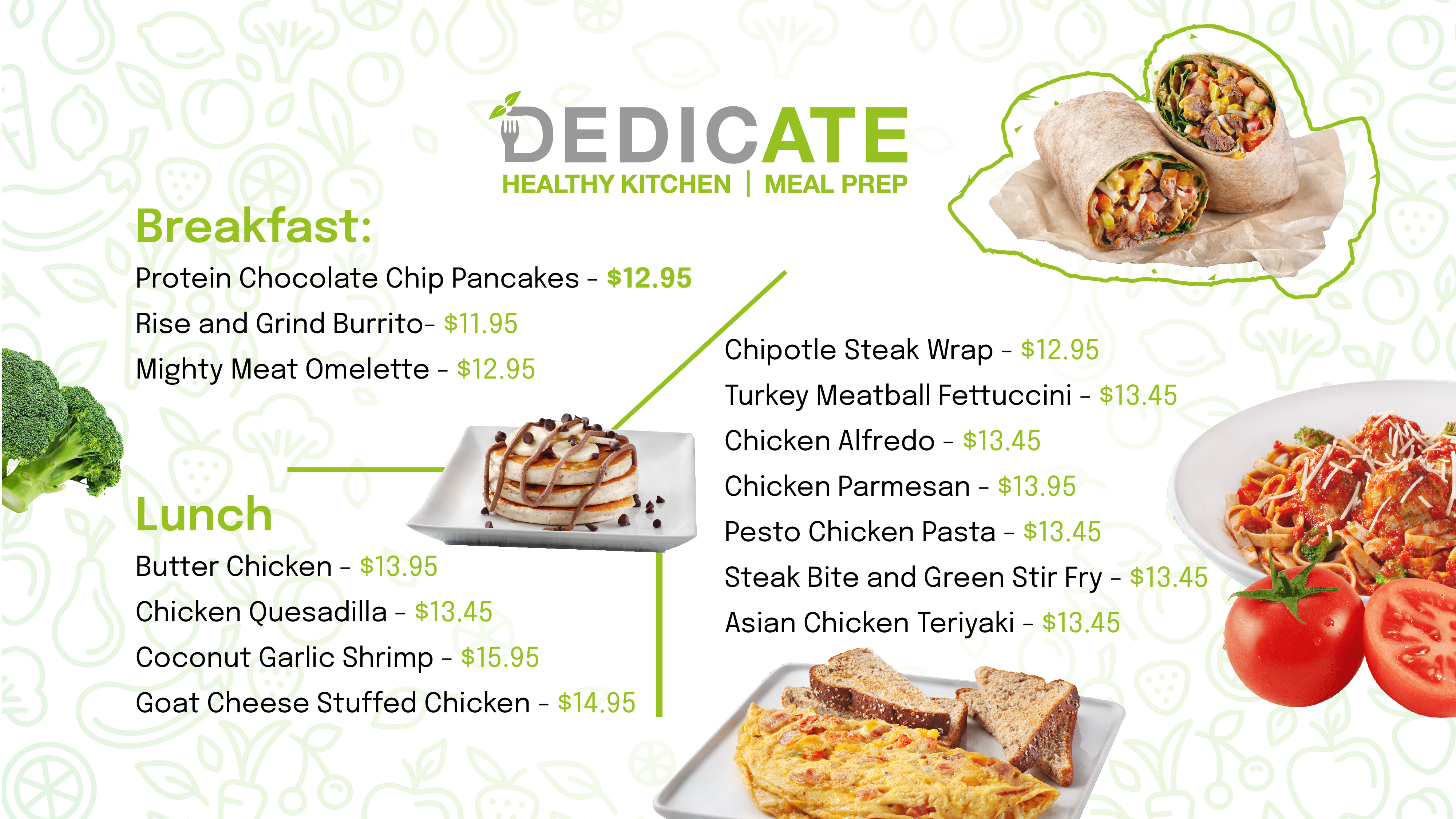 Graphic Design by VincyGeorge for DEDICATE Healthy Kitchen | Design #29116329