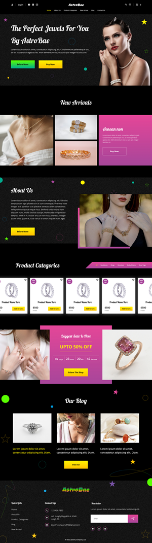 Web Design by SidraSultana for this project | Design #29151823