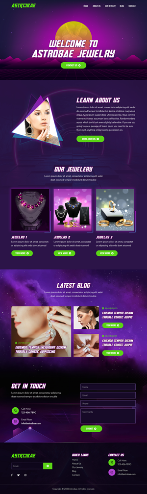 Web Design by sai.designer87 for this project | Design #29122484