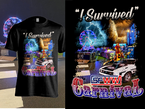 Memorable SFWW Carnival Event T-Shirt with Illustrations