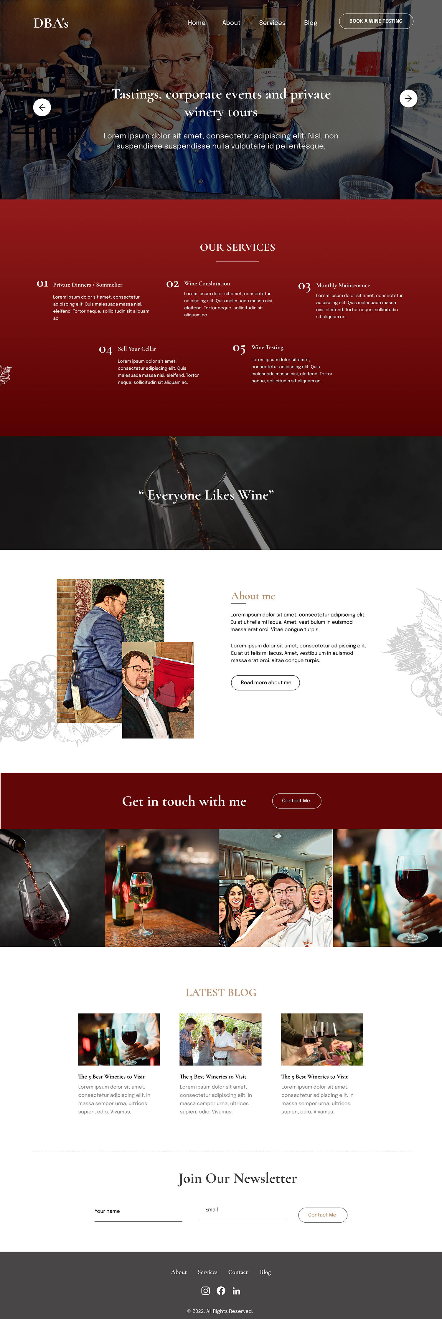 Web Design by DeriMH for Corner of the Table Investments, LLC | Design #29147489