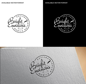 Logo Design by RS_Design for Bright Envisions Mobile Notary Services | Design: #29125542