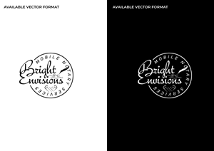 Logo Design by RS_Design for Bright Envisions Mobile Notary Services | Design: #29126959