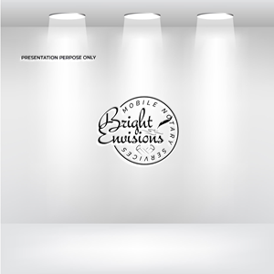 Logo Design by RS_Design for Bright Envisions Mobile Notary Services | Design: #29126960
