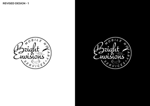 Logo Design by RS_Design for Bright Envisions Mobile Notary Services | Design: #29132617