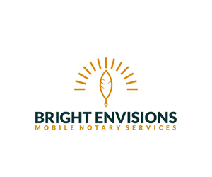 Logo Design by Thati Designs for Bright Envisions Mobile Notary Services | Design: #29124901