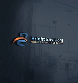 Logo Design by megamen for Bright Envisions Mobile Notary Services | Design: #29123151