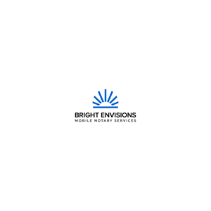 Logo Design by sopbuah for Bright Envisions Mobile Notary Services | Design: #29122899