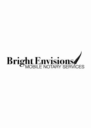 Logo Design by JK for Bright Envisions Mobile Notary Services | Design: #29126112