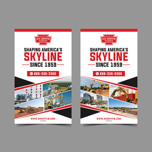 Industrial Company-Pop-Up Banner Design for Demolition and Infrastructure Company | Diseño Publicitario por KreativeMadz