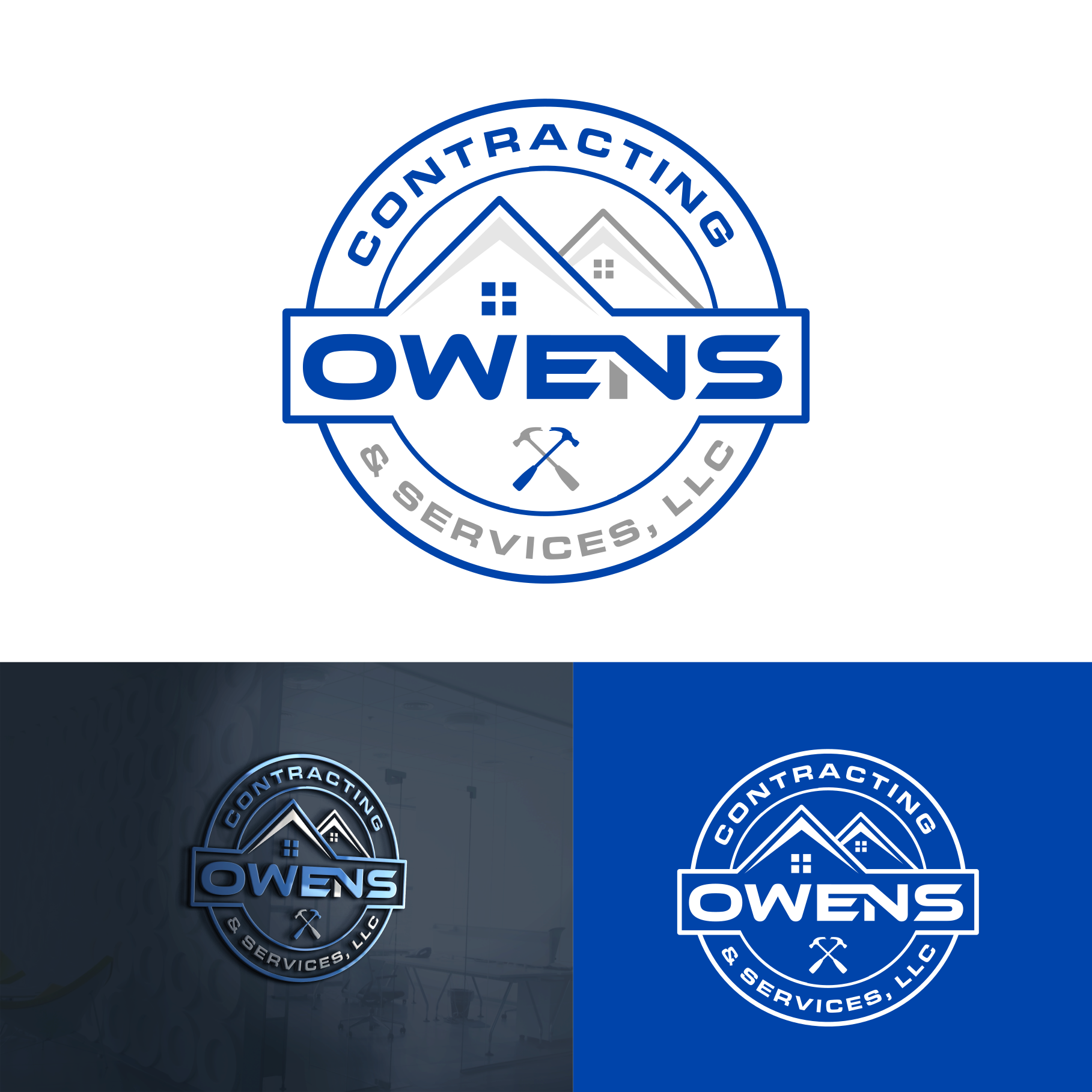 Logo Design by DesigNooox for OwensContracting & Services, LLC | Design #29135687