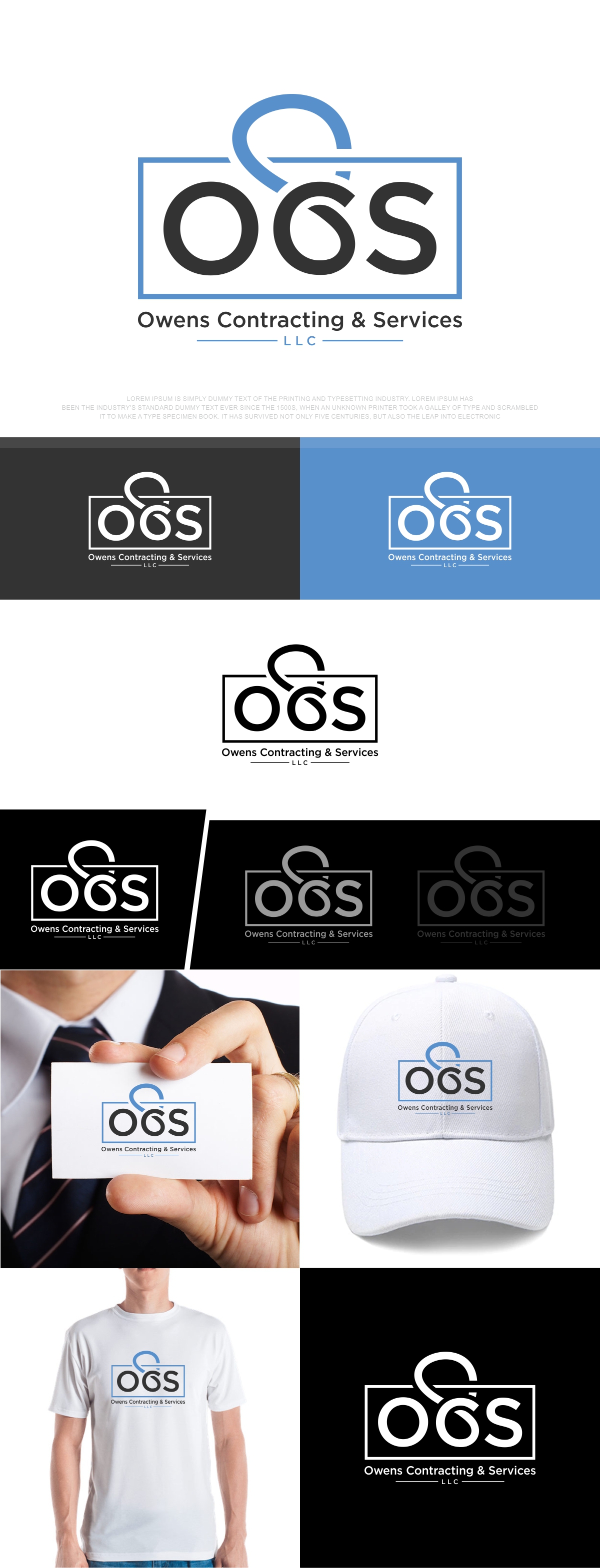 Logo Design by fly  design for OwensContracting & Services, LLC | Design #29125325