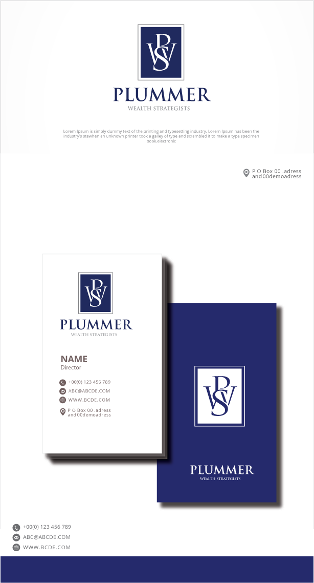 Logo Design by graphicevolution for Plummer Financial Services, LLC | Design #29188087