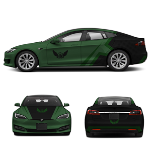 Tesla Car Wrap | Design de Covering de Véhicule par Ferdyansyah