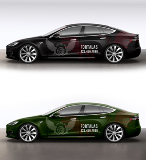 Tesla Car Wrap | Design de Covering de Véhicule par StarGraphics
