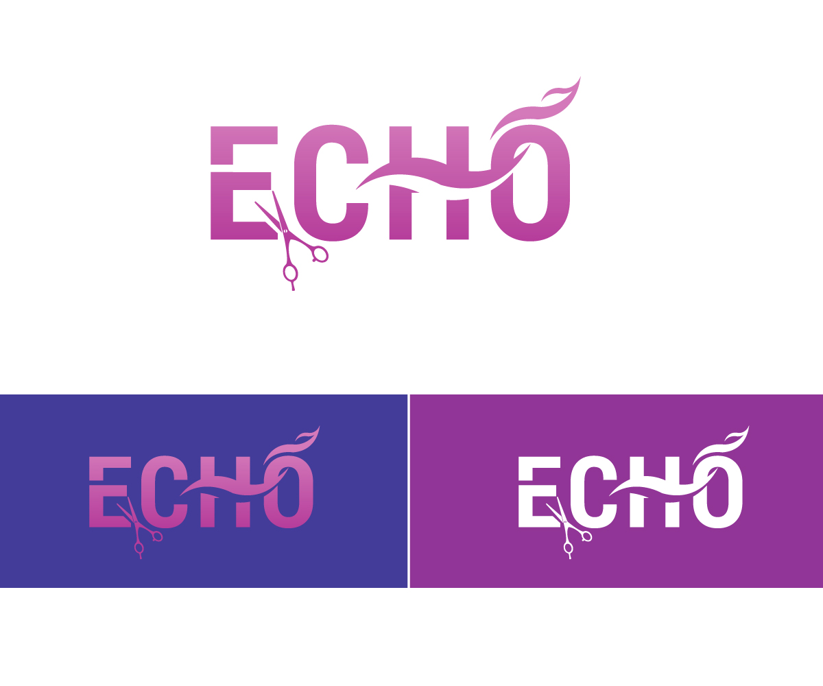 Logo Design by Paint-Tools for Echo Salon | Design #29125939