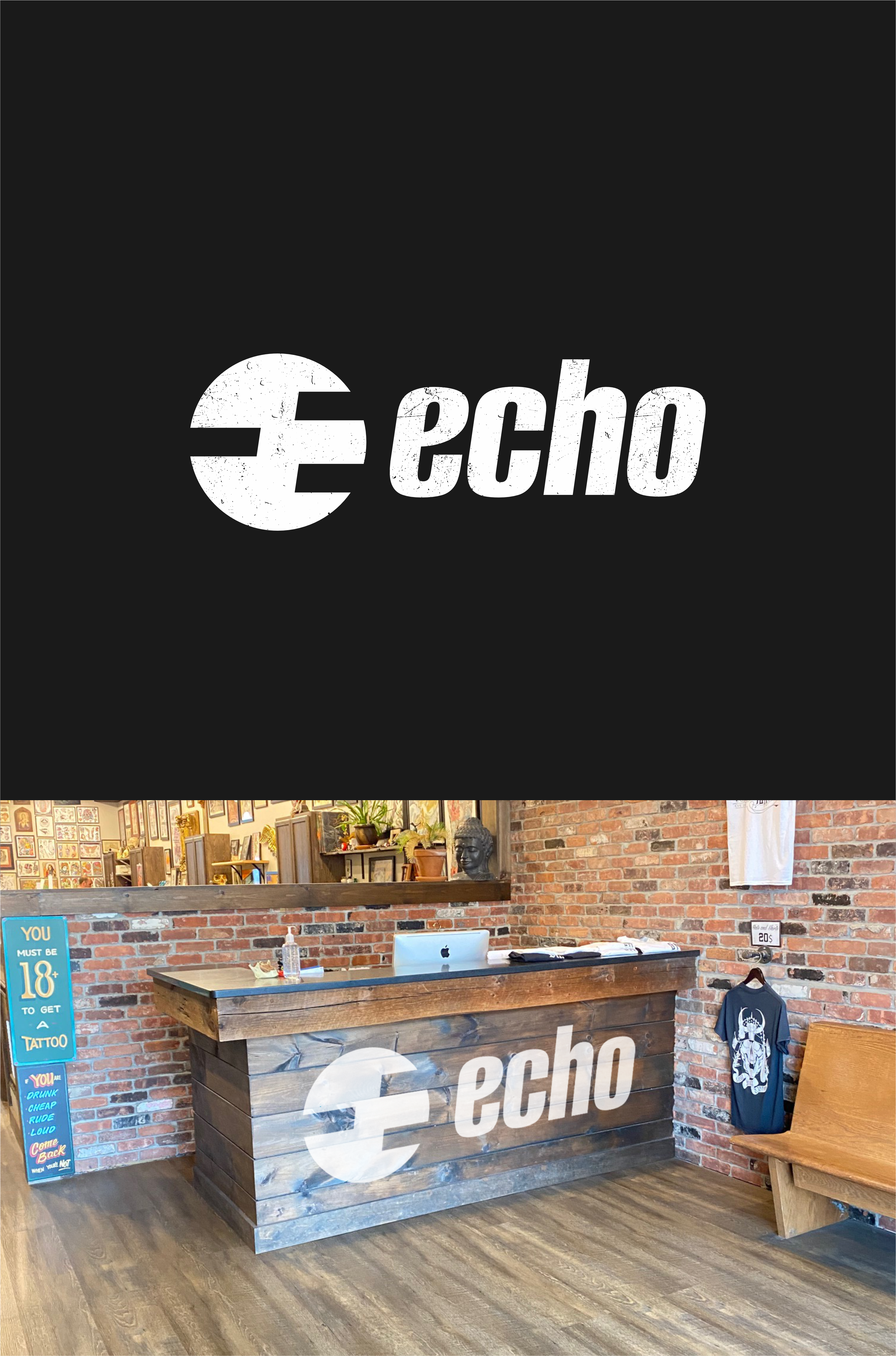 Diseño de Logo por DoppelGanger Studio para Echo Salon | Diseño #29127468