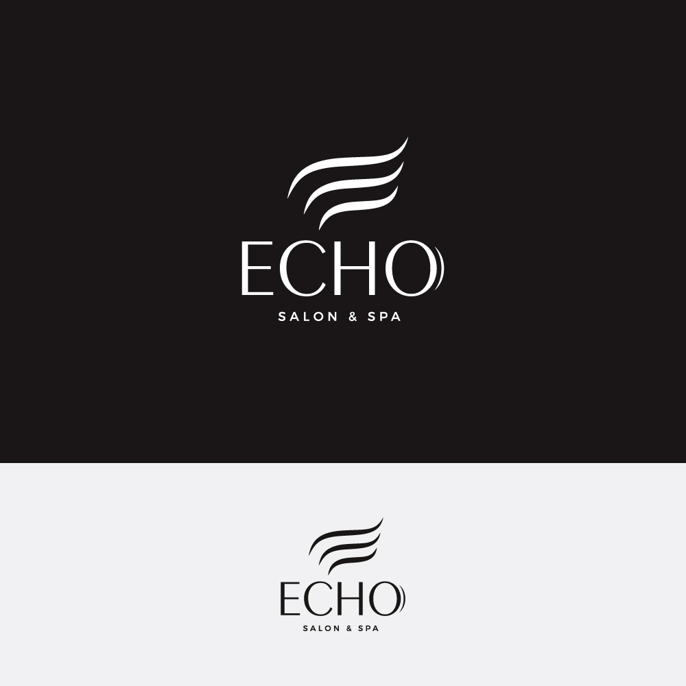Logo Design by Sujit Banerjee for Echo Salon | Design #29126069