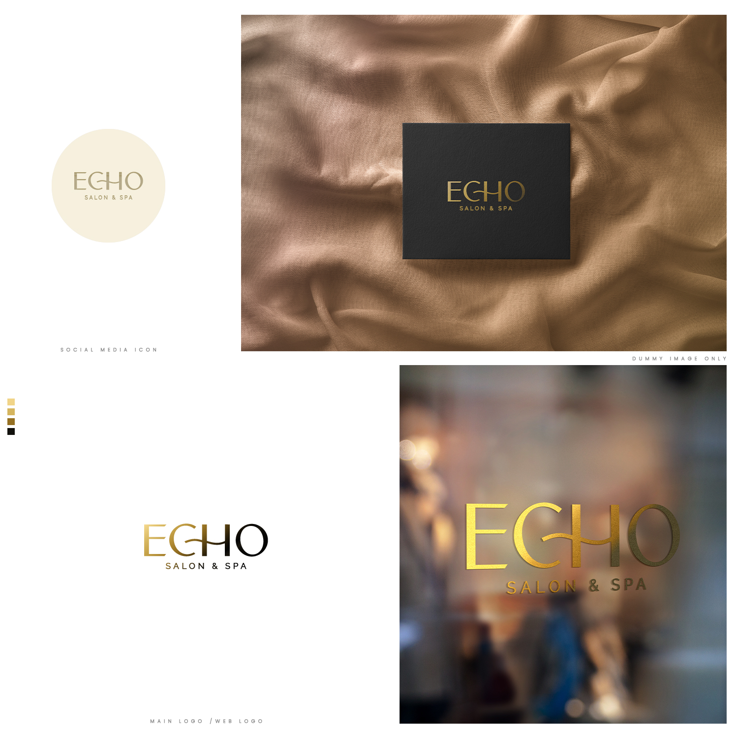 Logo Design by DominicDesign for Echo Salon | Design #29162994