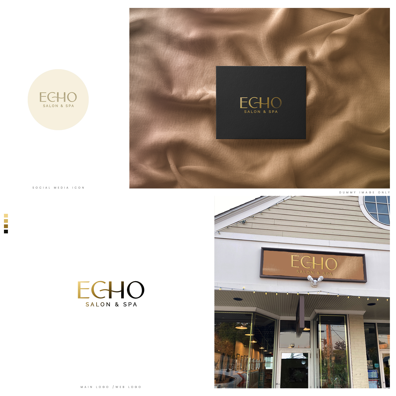 Logo Design by DominicDesign for Echo Salon | Design #29171954