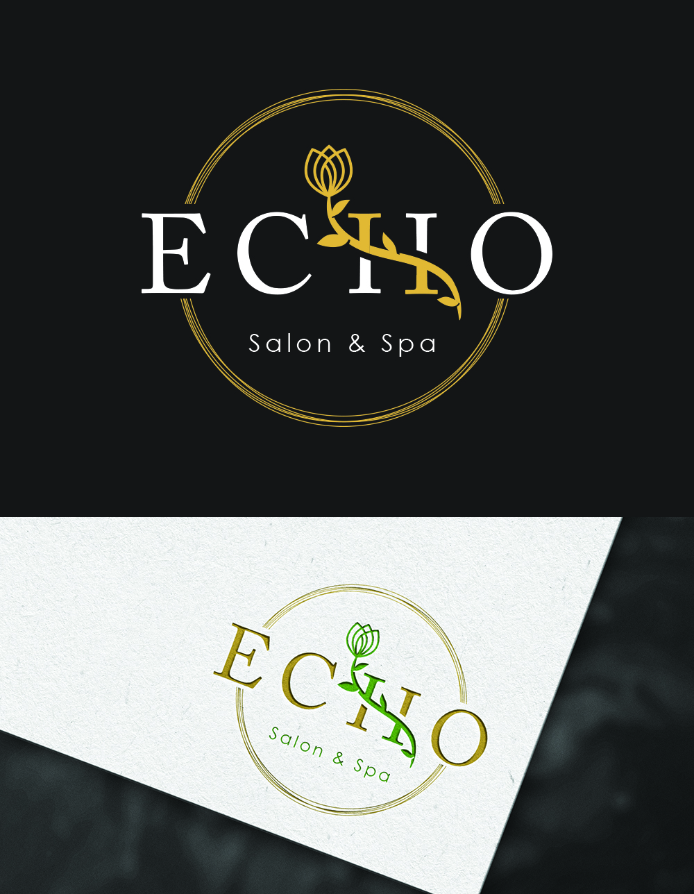 Logo Design by design idea for Echo Salon | Design #29124127