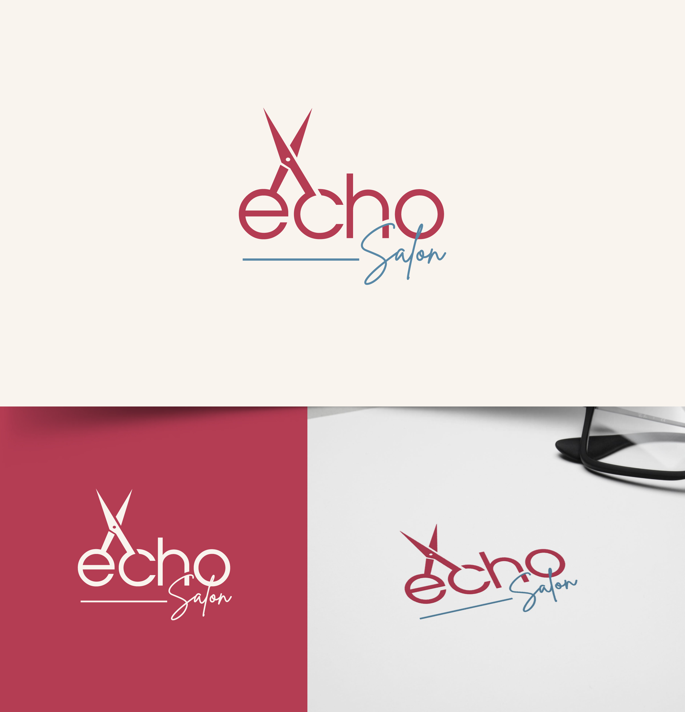 Diseño de Logo por ecorokerz para Echo Salon | Diseño #29123877