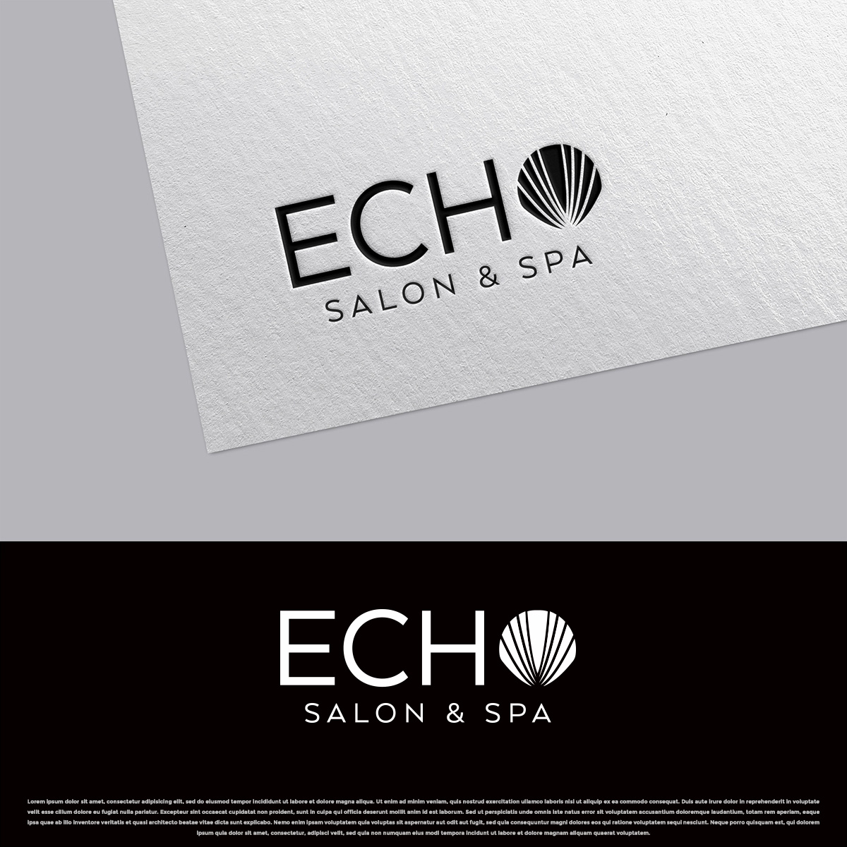 Logo Design by DesignDUO for Echo Salon | Design #29148946