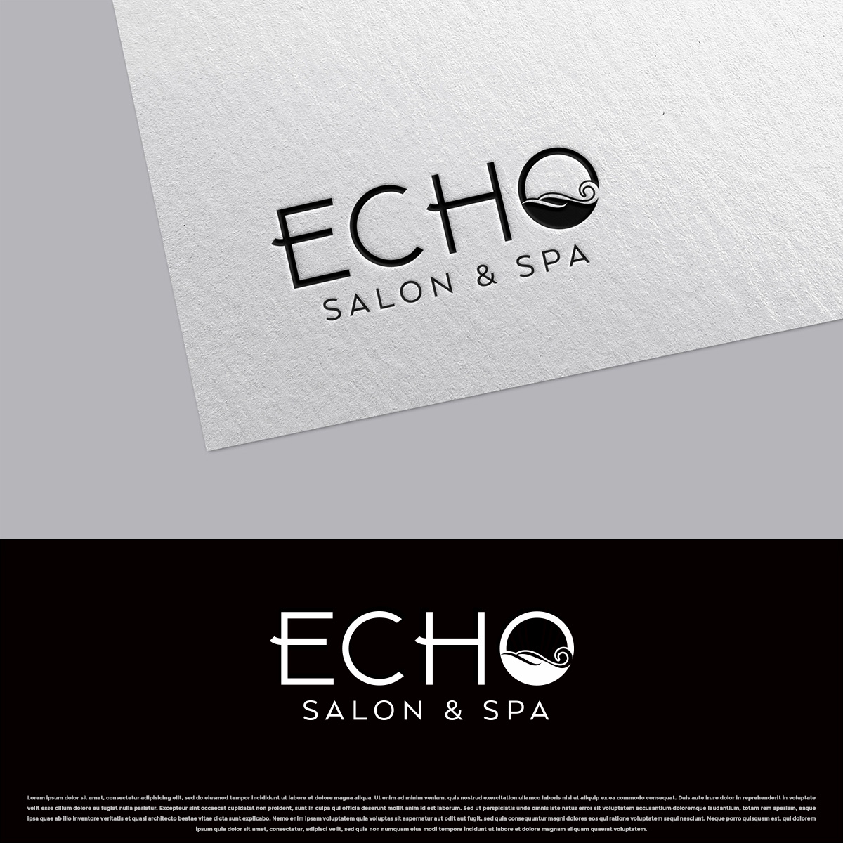 Logo Design by DesignDUO for Echo Salon | Design #29148947