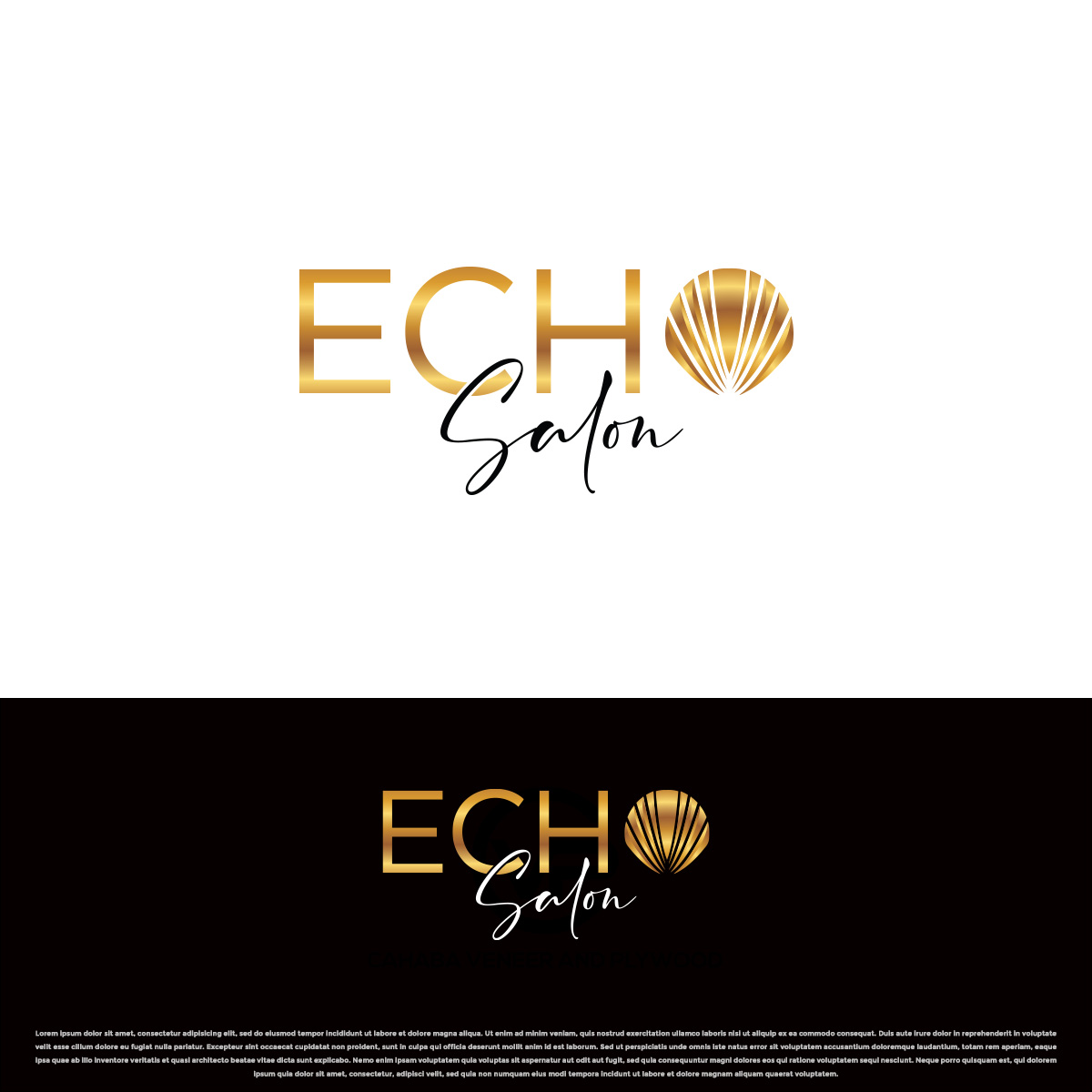 Logo Design by DesignDUO for Echo Salon | Design #29154607