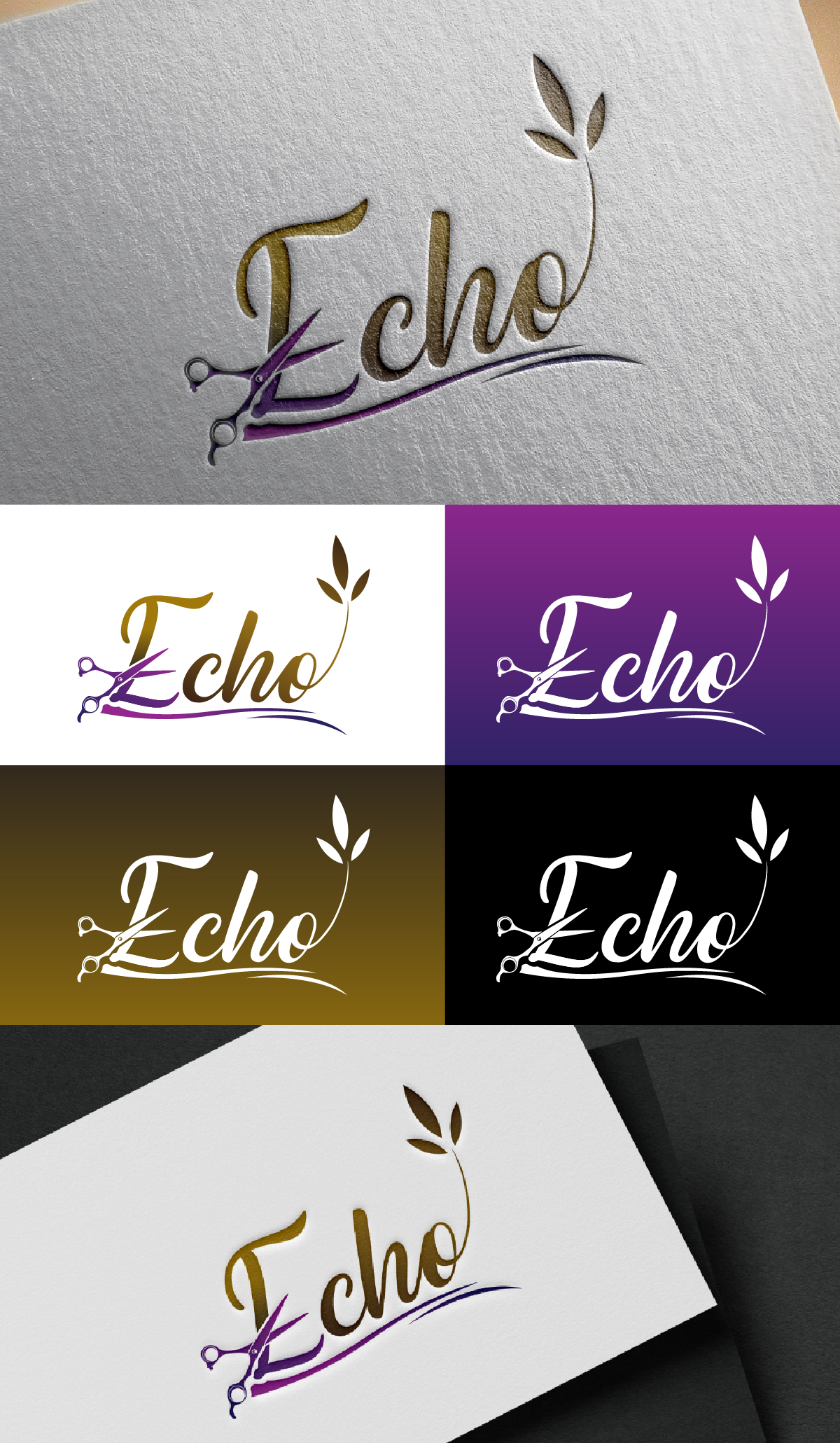 Logo Design by DesignLima for Echo Salon | Design #29125778