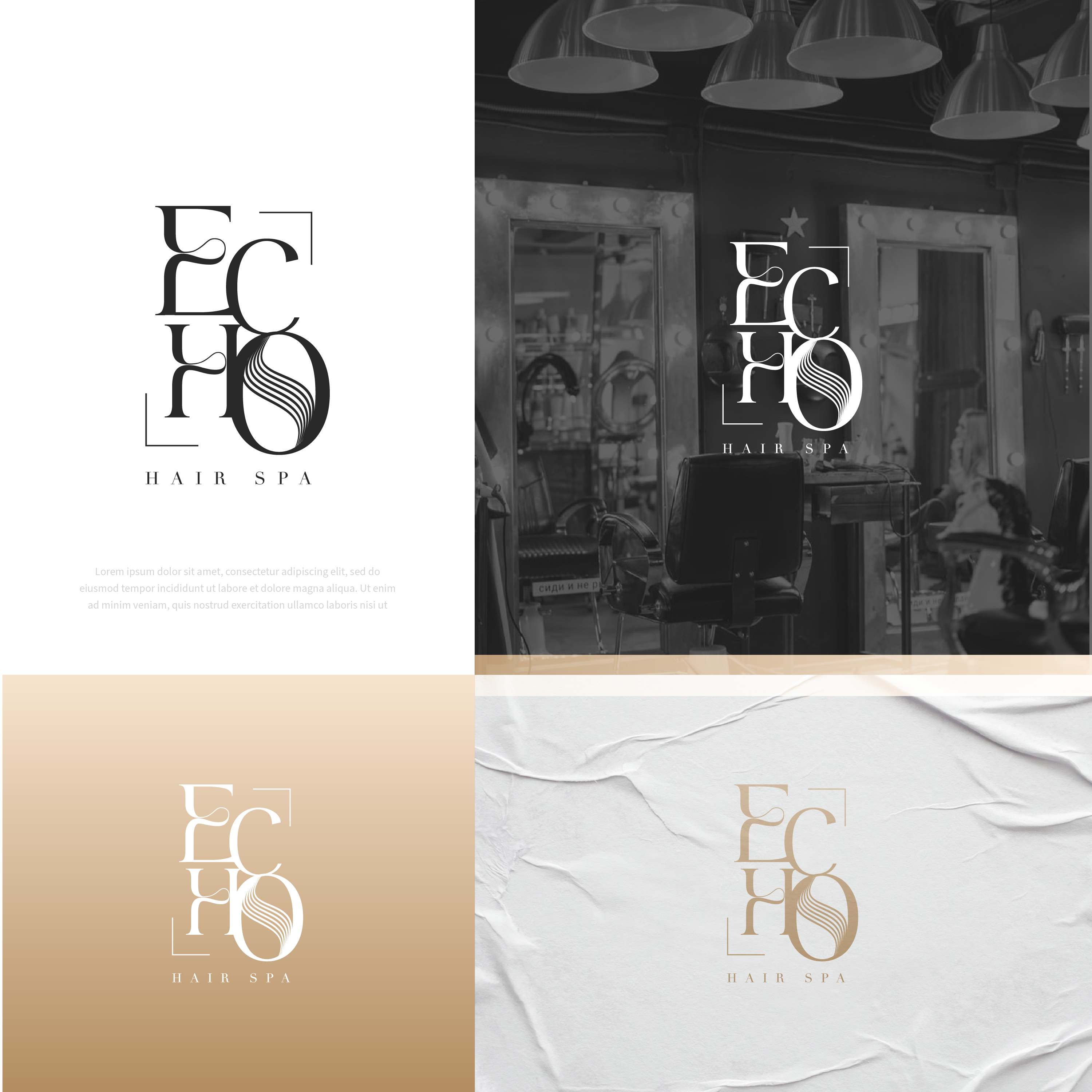 Logo Design by JTdsign for Echo Salon | Design #29126709