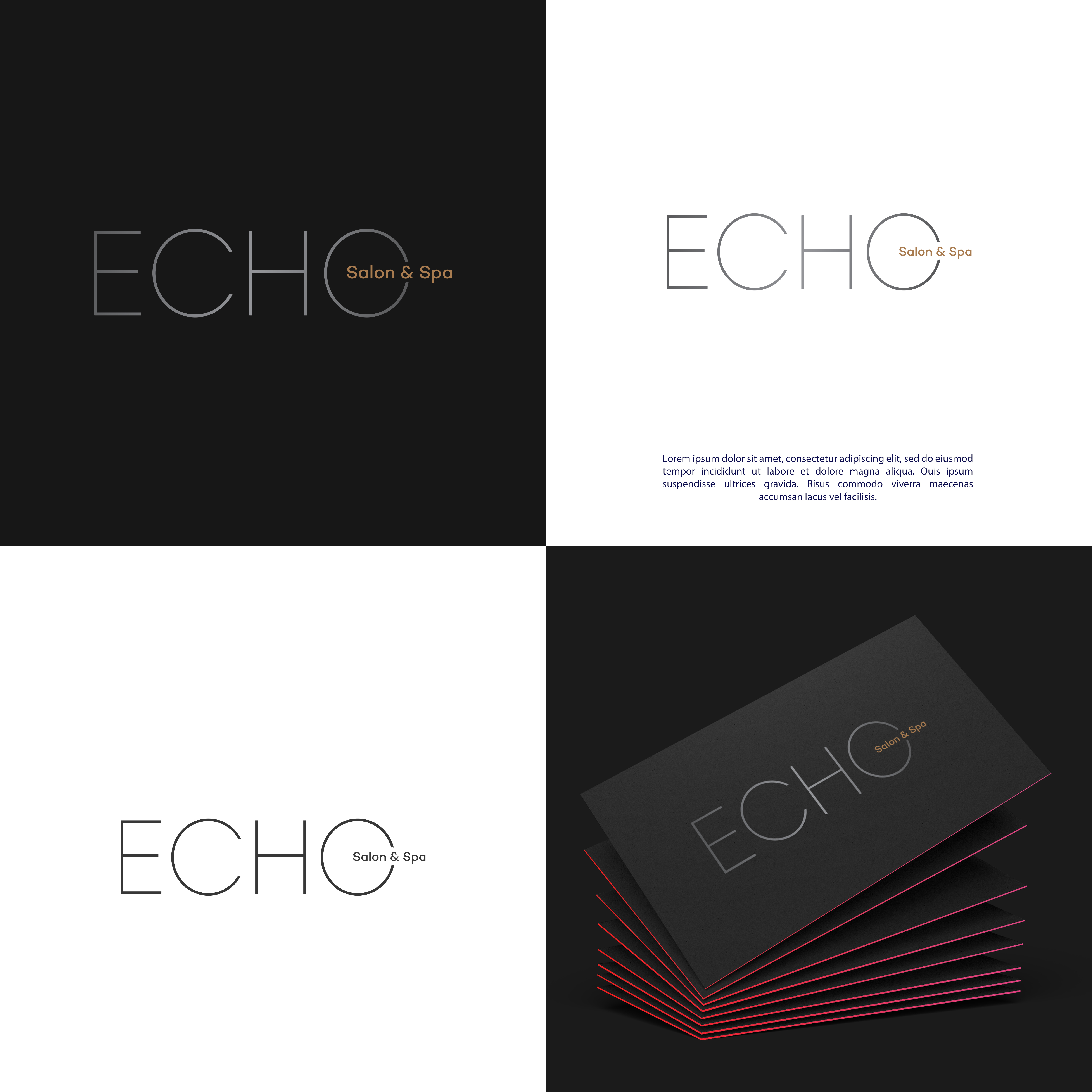 Logo Design by vramar.roy for Echo Salon | Design #29124121