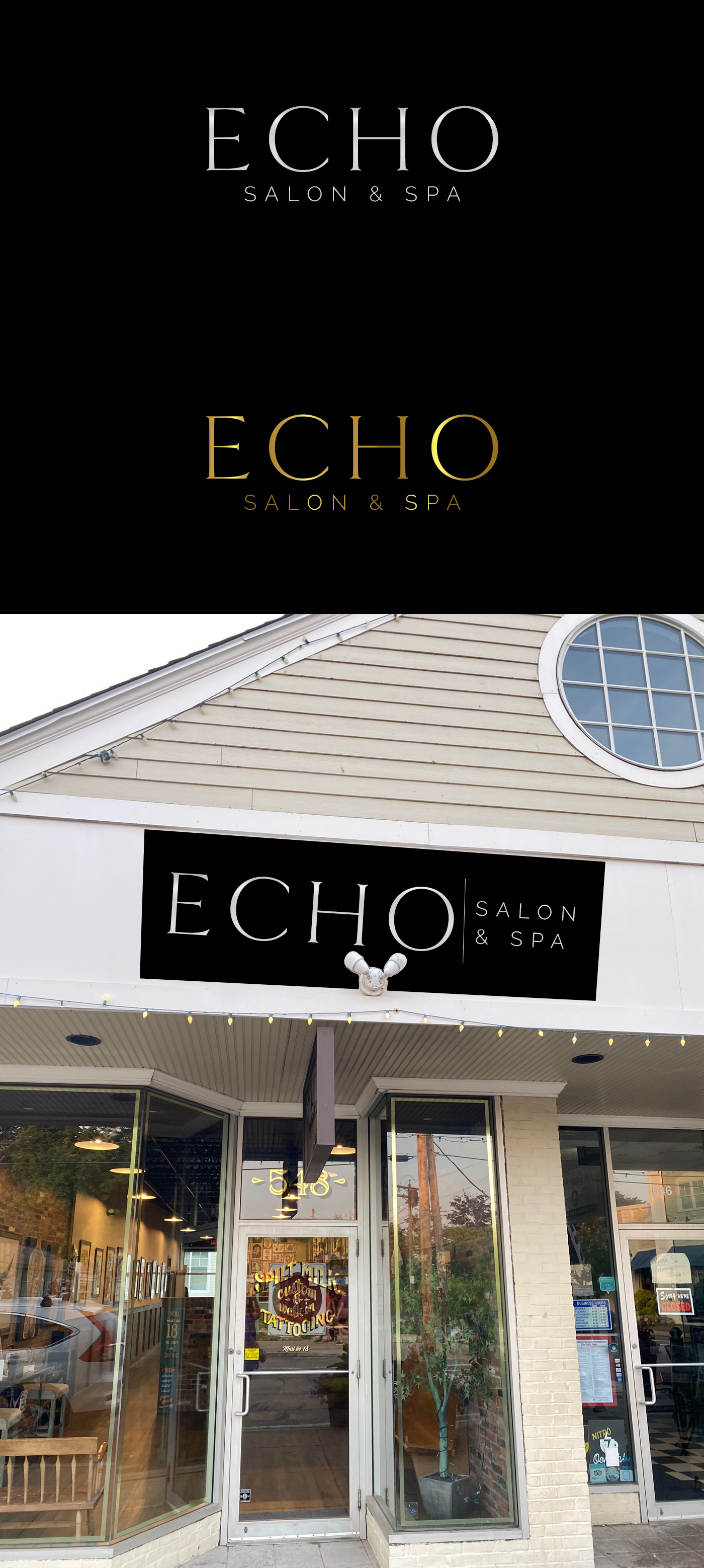 Logo Design by Soonia for Echo Salon | Design #29136371