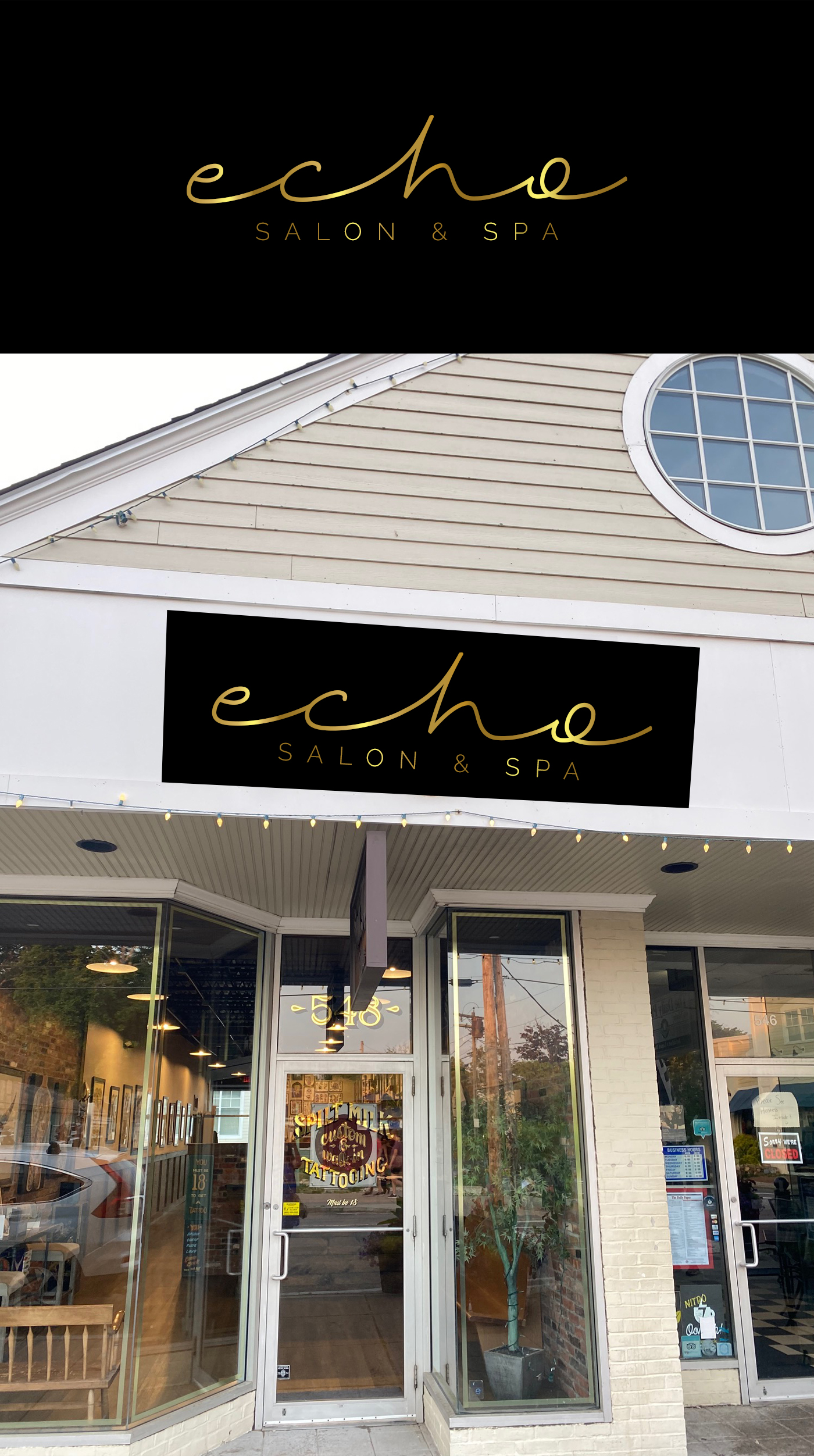 Logo Design by Soonia for Echo Salon | Design #29138812