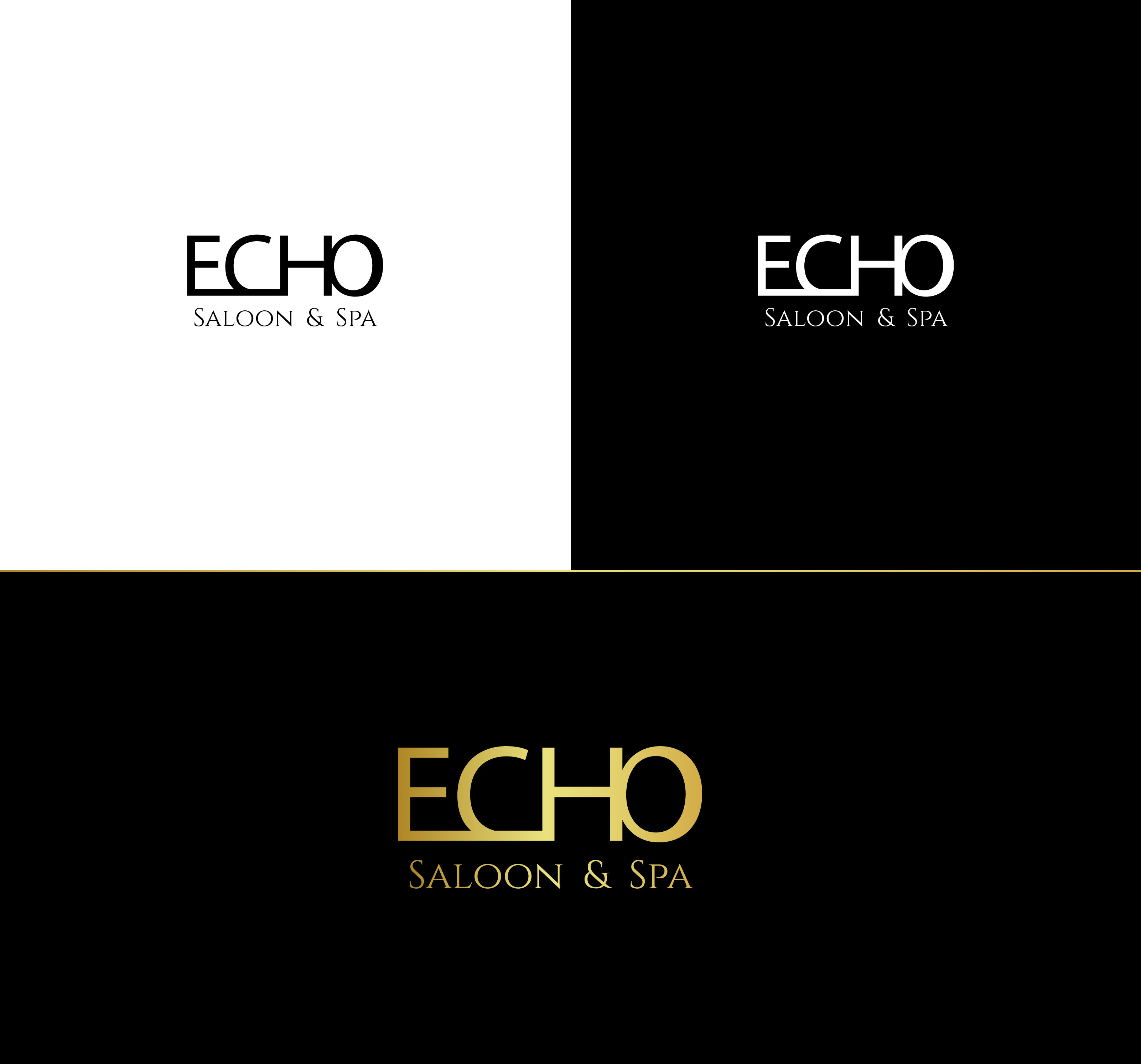 Logo Design by Jaskaran_Singh for Echo Salon | Design #29126700