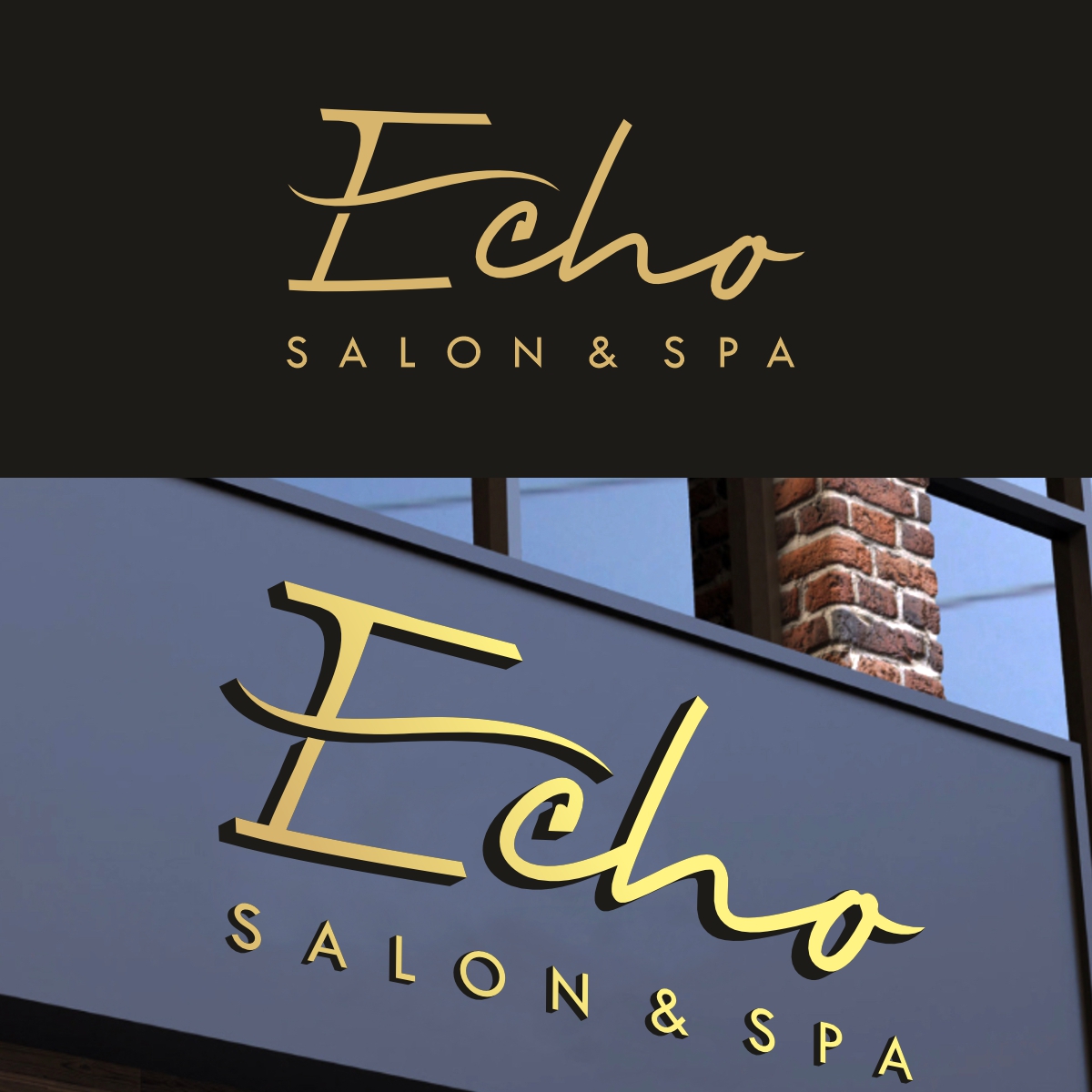 Logo Design by Ashani Bhattacharya for Echo Salon | Design #29223125