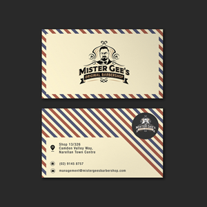 Barbershop Business Card design | Business Card Design by Vishwa Basnayake