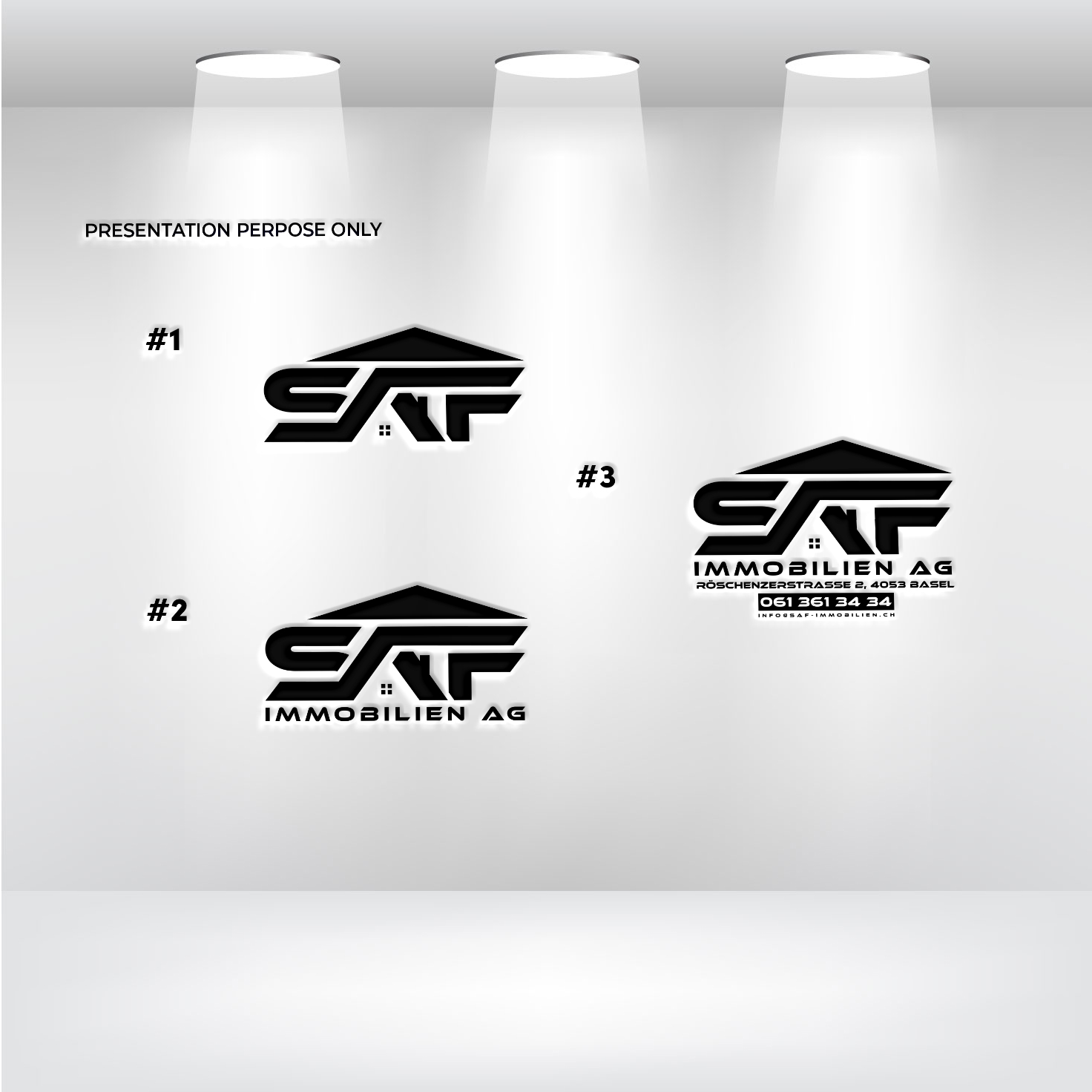 Logo Design by RS_Design for SAF Immobilien AG | Design #29126368