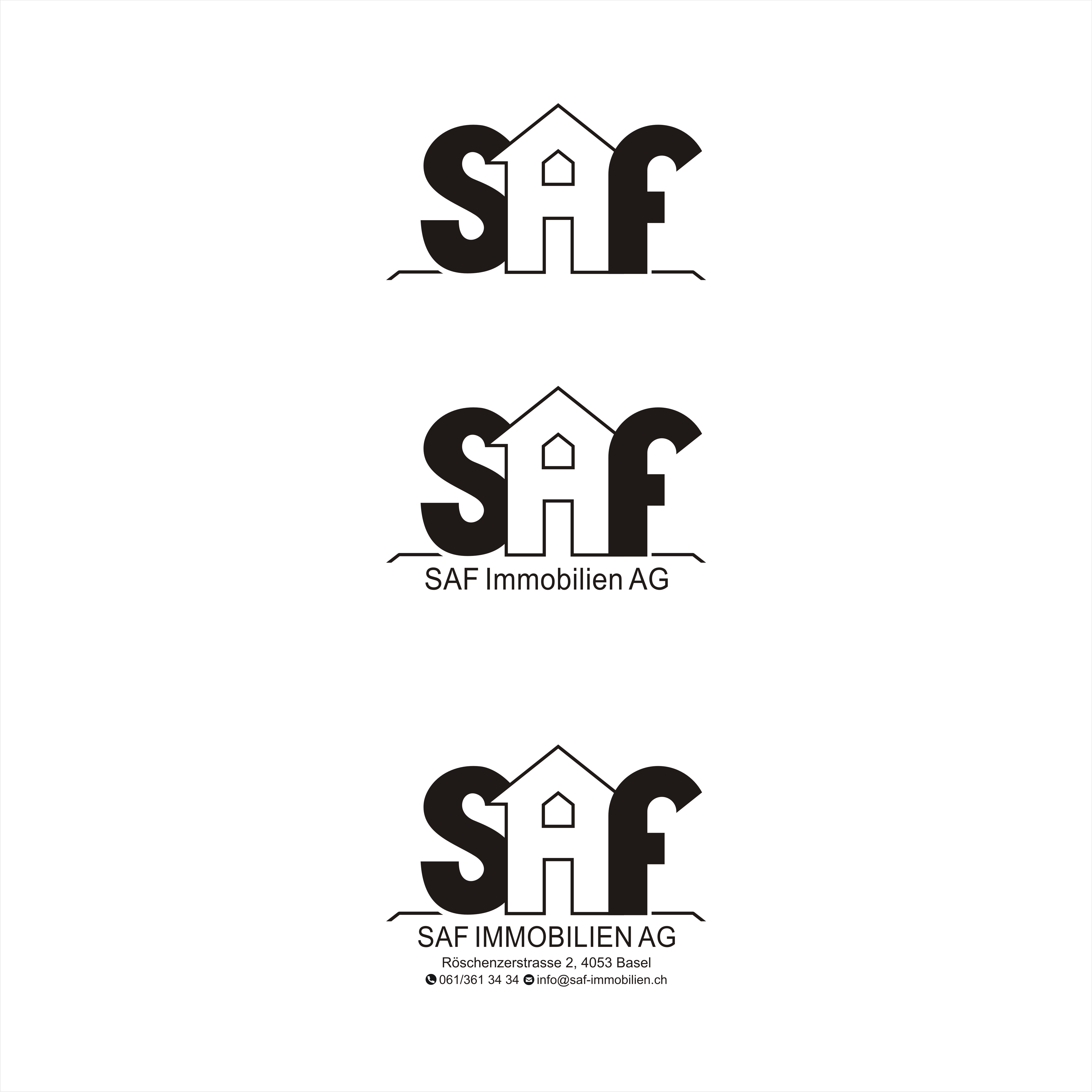 Logo Design by Grahpica for SAF Immobilien AG | Design #29133674