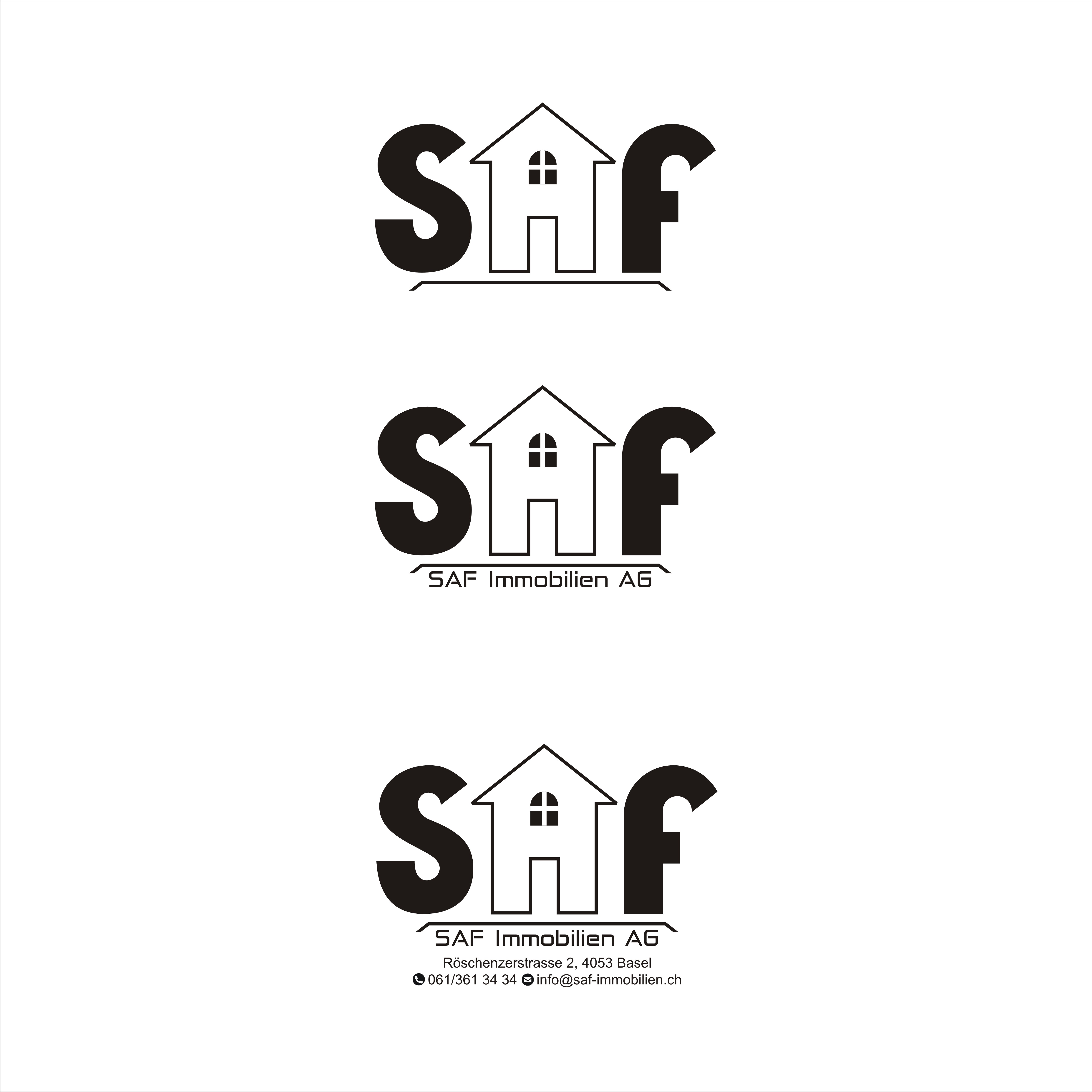 Logo Design by Grahpica for SAF Immobilien AG | Design #29133675