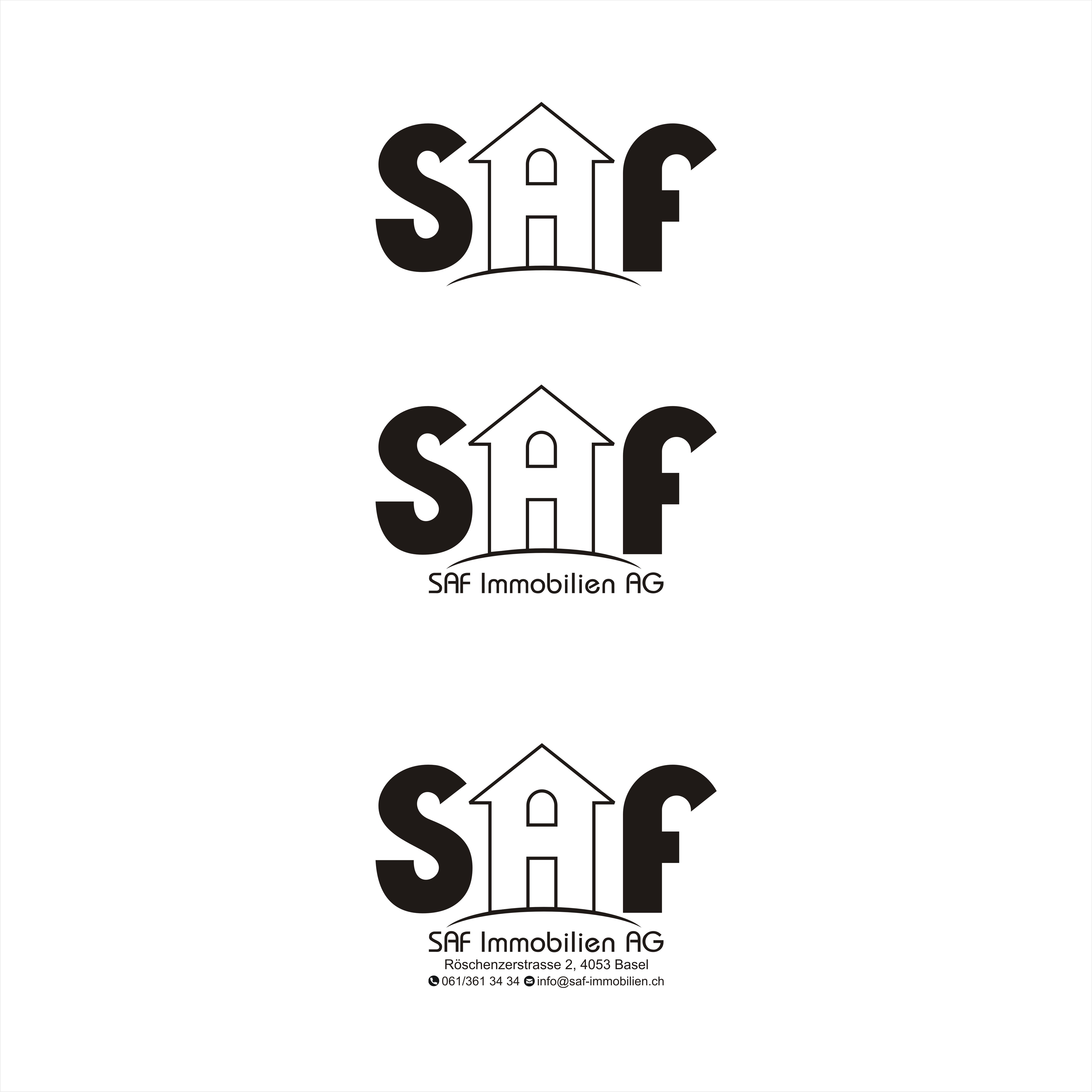 Logo Design by Grahpica for SAF Immobilien AG | Design #29133677