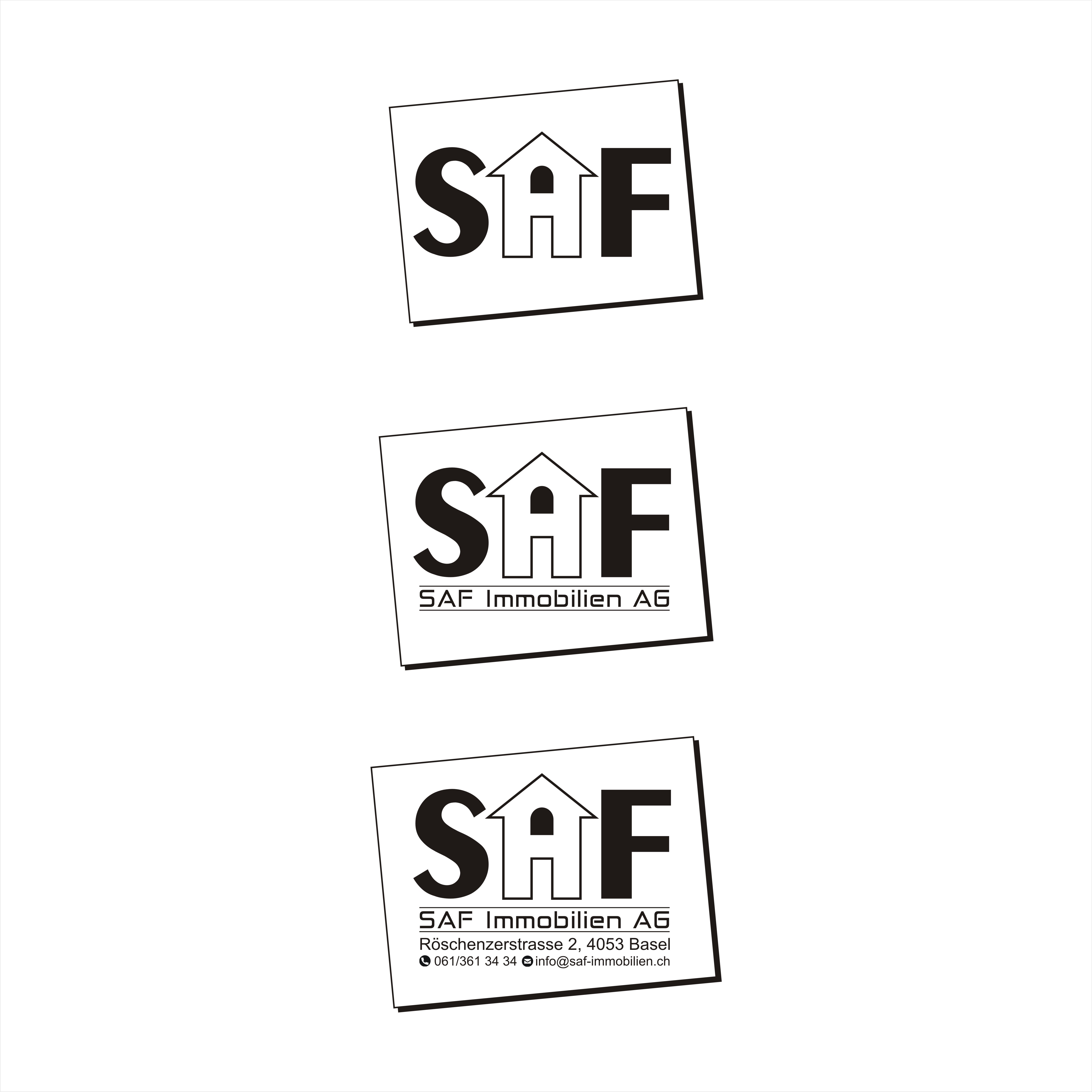 Logo Design by Grahpica for SAF Immobilien AG | Design #29133678