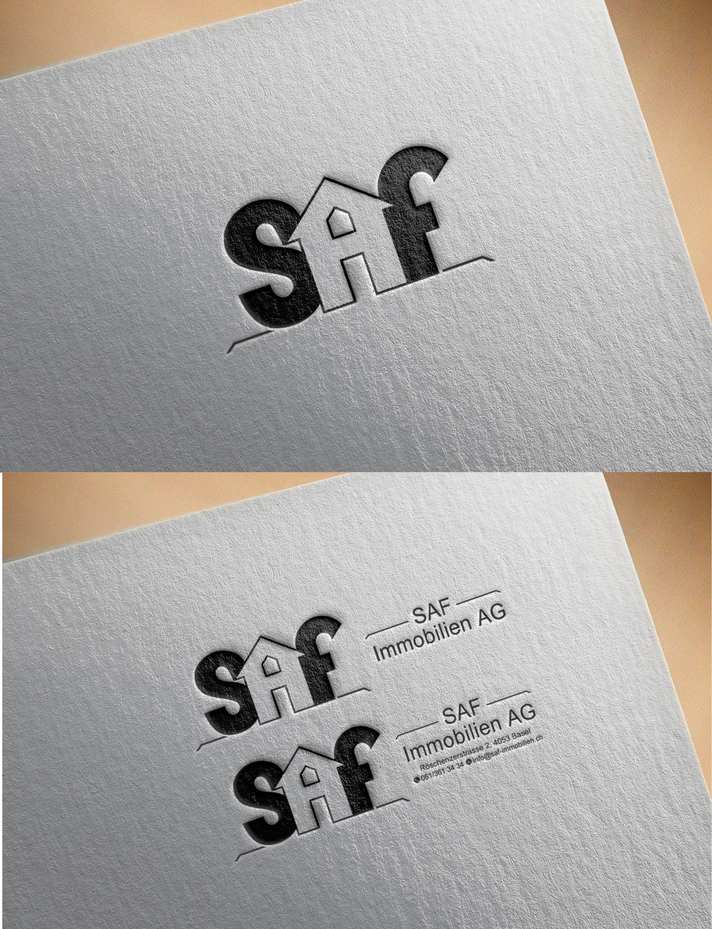 Logo Design by Grahpica for SAF Immobilien AG | Design #29138687