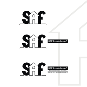 Logo Design by Grahpica for SAF Immobilien AG | Design: #29142196