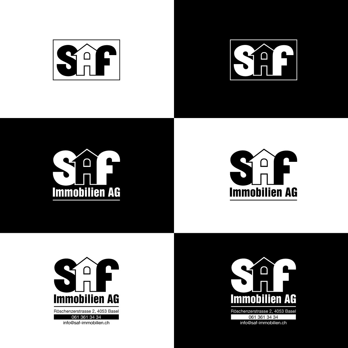 Diseño de Logo por chris Ray para SAF Immobilien AG | Diseño #29131841