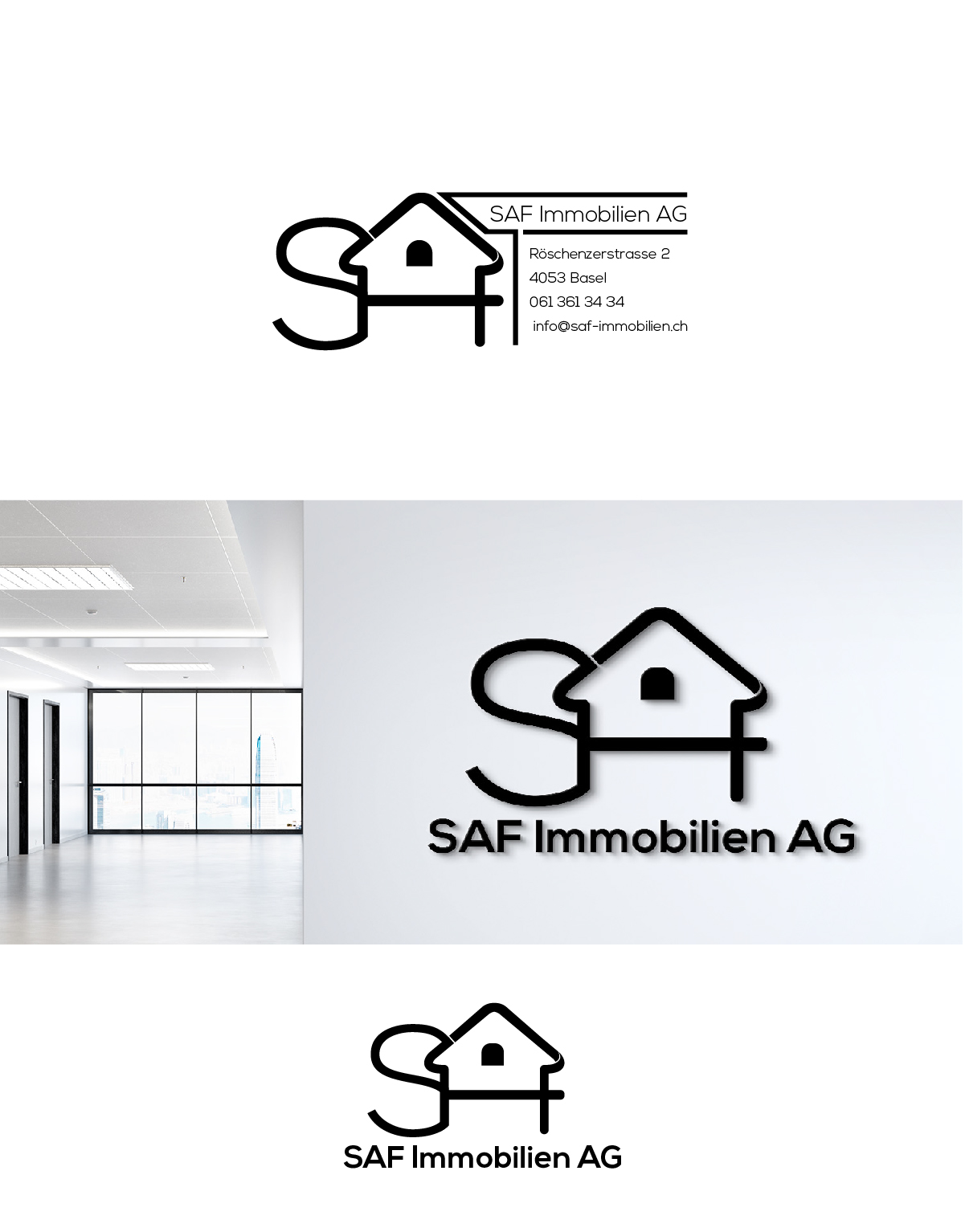 Diseño de Logo por Deziners Zone para SAF Immobilien AG | Diseño #29132865