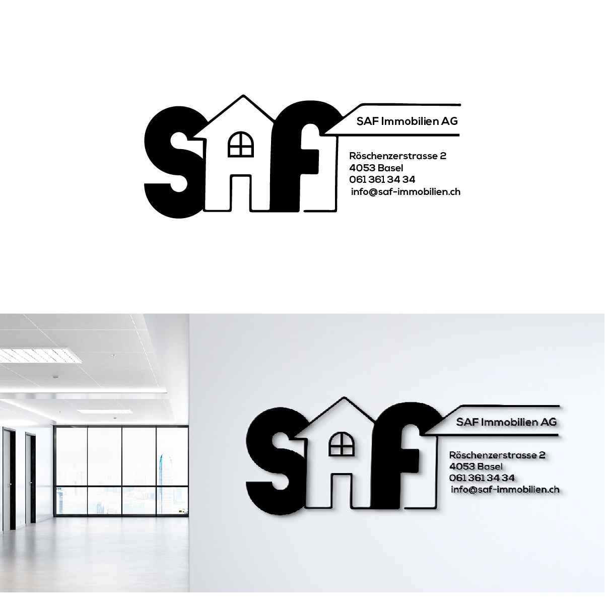 Diseño de Logo por Deziners Zone para SAF Immobilien AG | Diseño #29132868