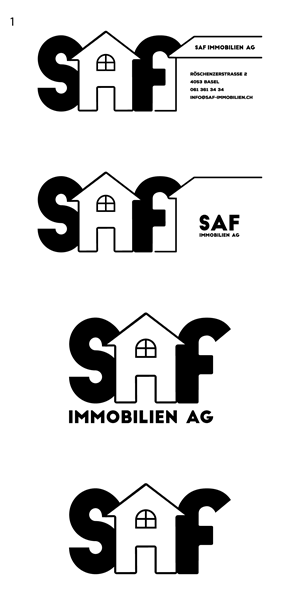 Diseño de Logo por Deziners Zone para SAF Immobilien AG | Diseño: #29149555