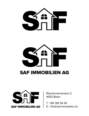 Diseño de Logo por H4R5Z para SAF Immobilien AG | Diseño: #29128886