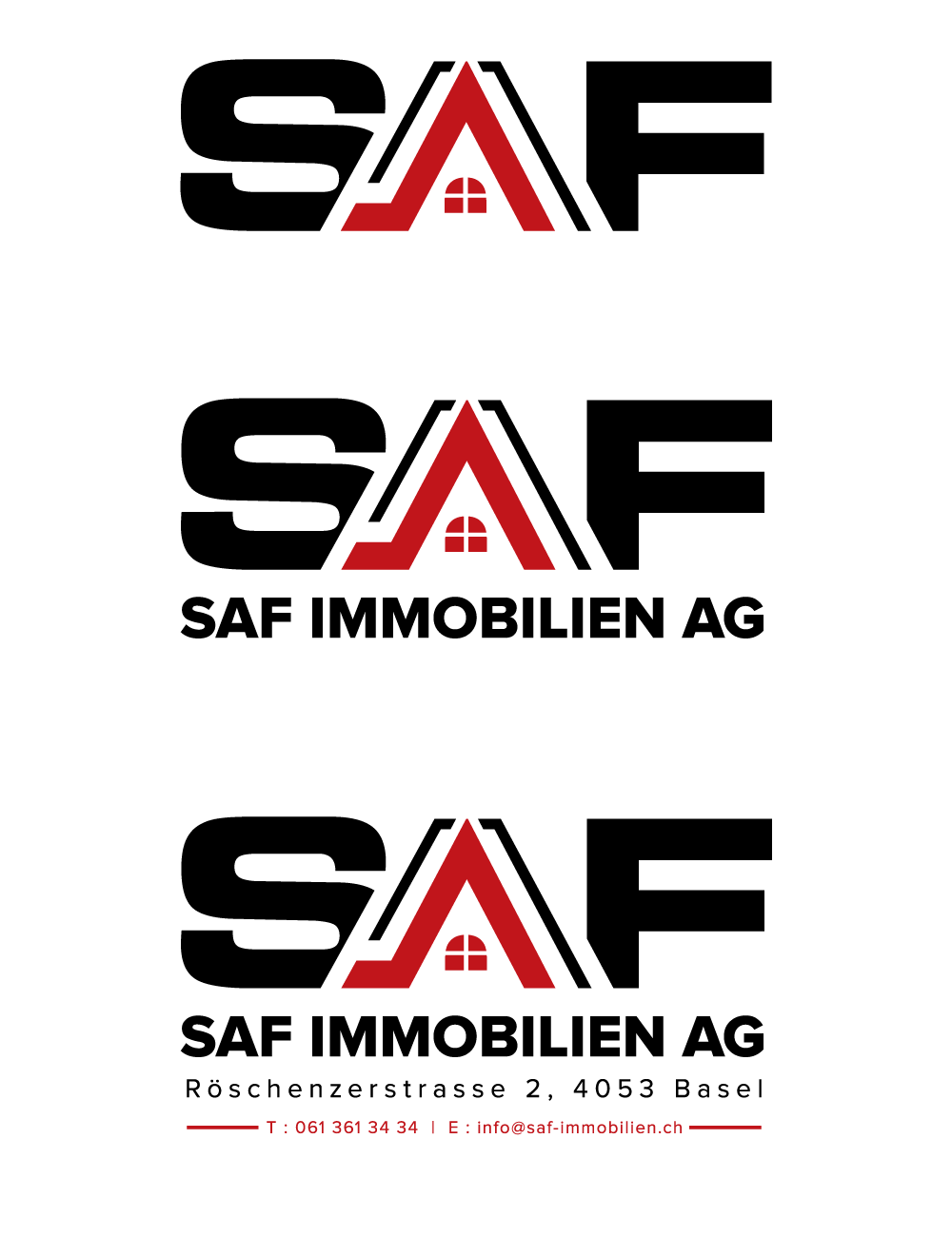 Diseño de Logo por H4R5Z para SAF Immobilien AG | Diseño #29144025